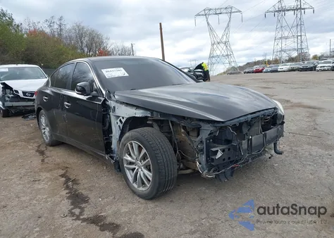 2015 Infiniti Q50 Premium from USA, damaged, VIN JN1BV7AR7FM393662